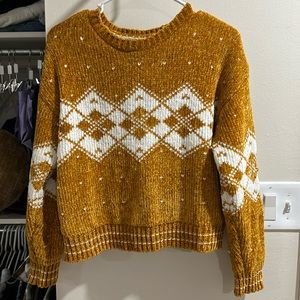 Chenille sweater